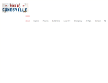 Tablet Screenshot of conesvilleny.com